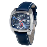 Chronotech Blue Leather Watch -   -  Chronotech.